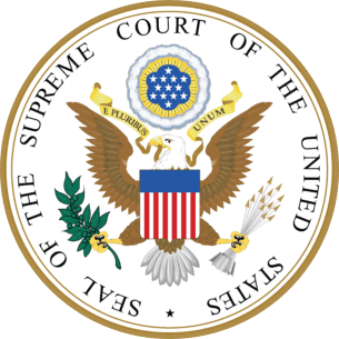 A seal of the supreme court of the united states.