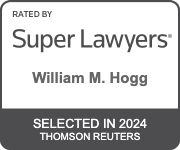 Super Lawyers rating for William M. Hogg.